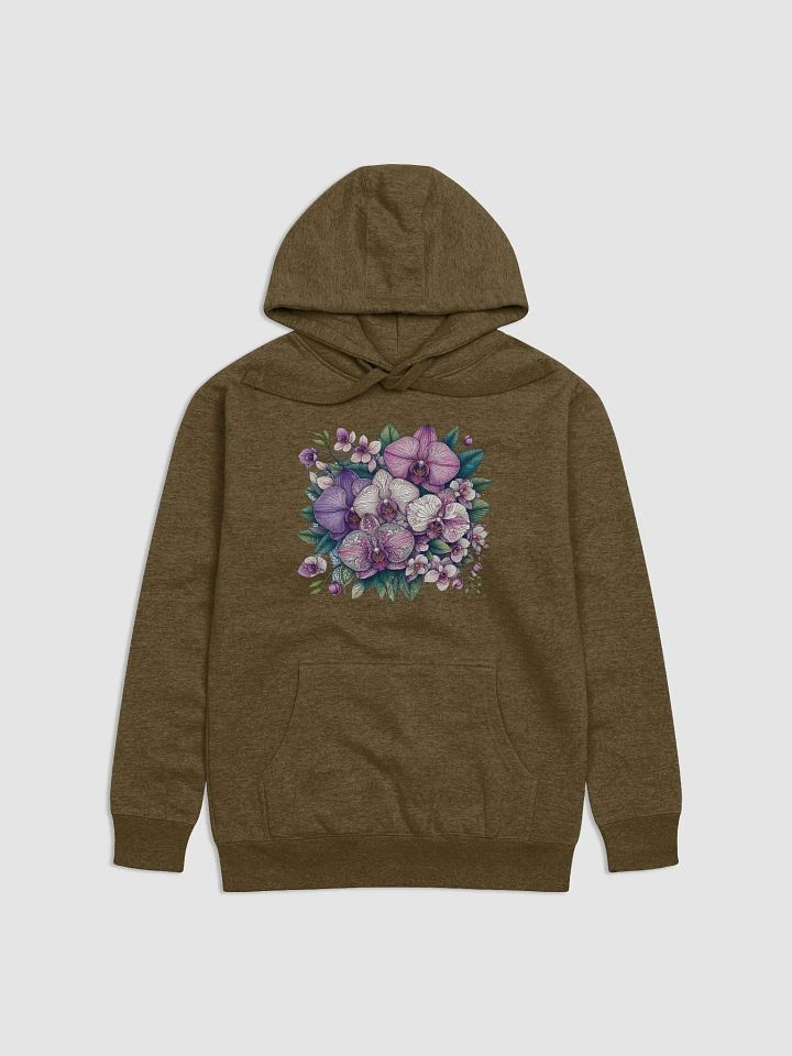 Cotton Heritage Unisex Premium Hoodie | KI-Arbeit Rosenblütendesign product image (2)