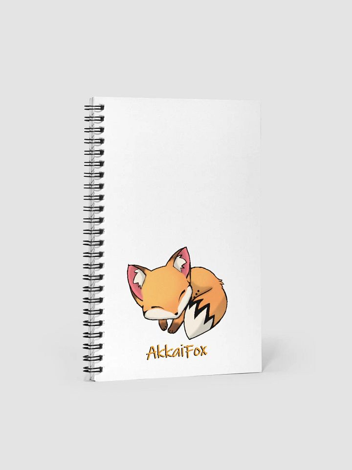 Sleepy Fox Notebook product image (1)