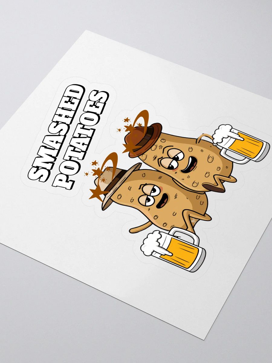 Smashed Potatoes - Funny Humorous Sticker product image (3)