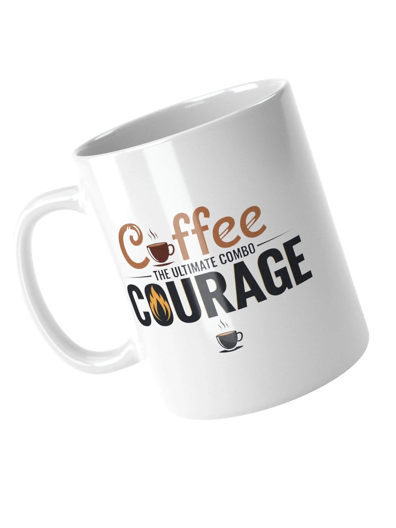 Coffee and Courage Mug – Motivational Coffee Cup for Daily Inspiration & Bold Starts product image (4)