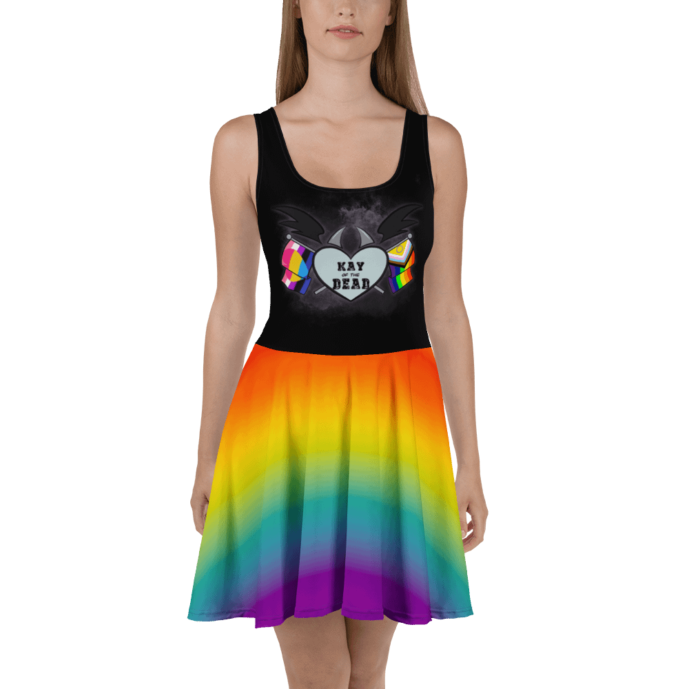 Kay_of_the_Dead Pride Logo Dress With Rainbow Skirt product image (2)