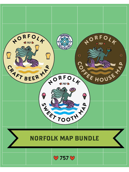 Norfolk Map Bundle - Digital Download product image (1)