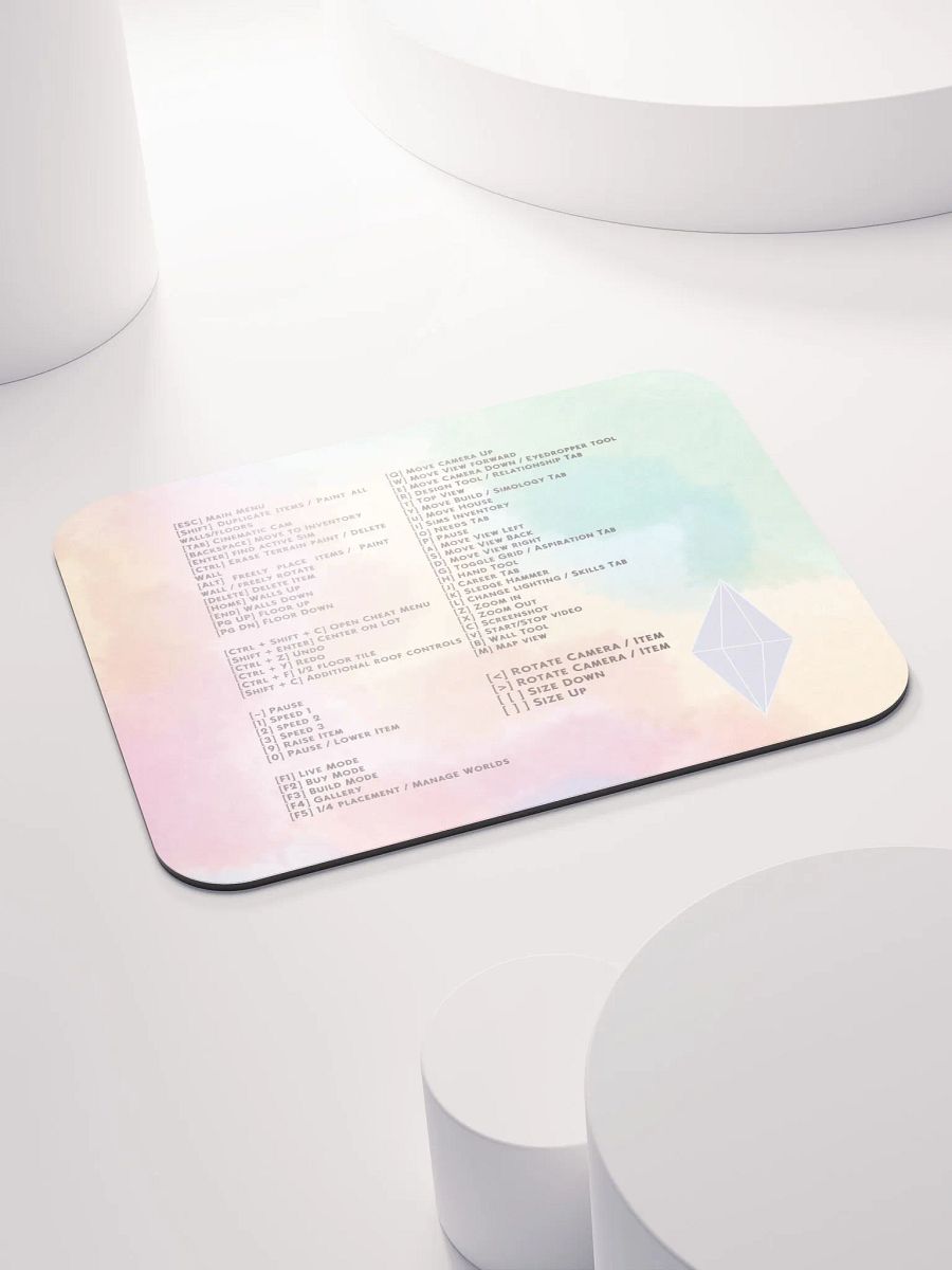 Rainbow Sims Hotkeys Mousepad product image (5)