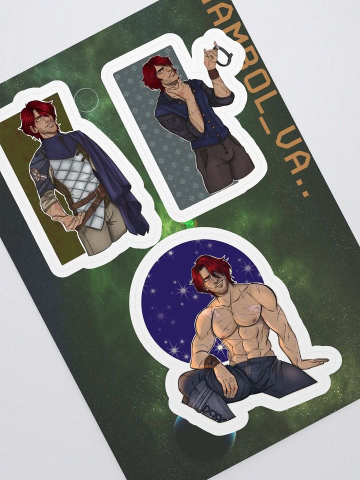 Elijah sticker sheet product image (1)