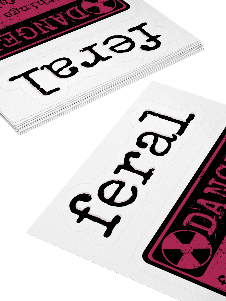 feral things Kiss-Cut Stickers product image (11)