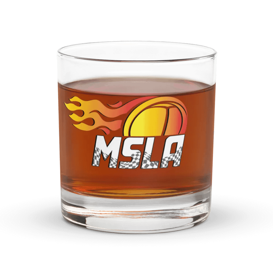 MSLA Logo Rocks Glass product image (8)