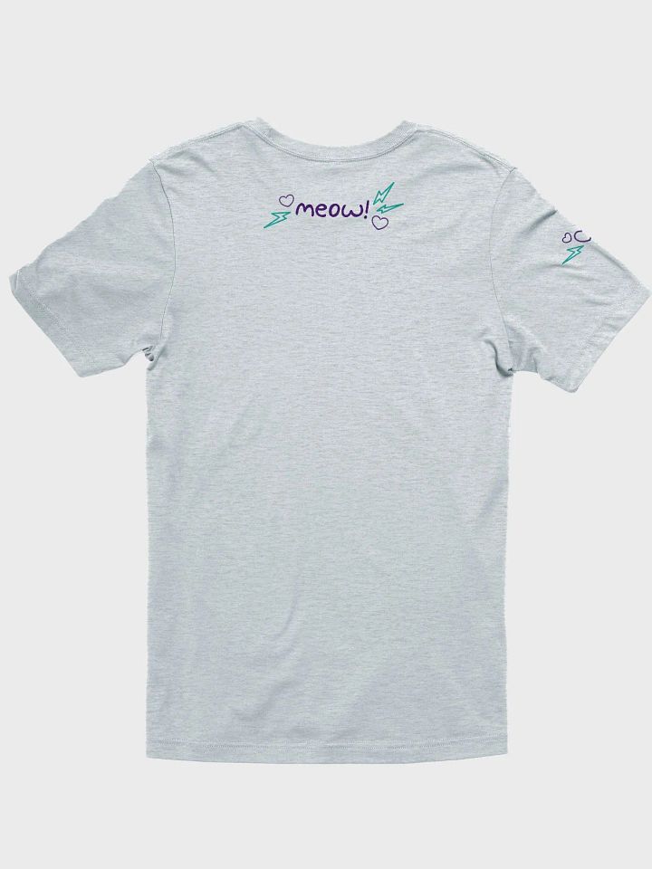 Lovely Digital Meow // T-Shirt - Teal - Light Mode product image (2)