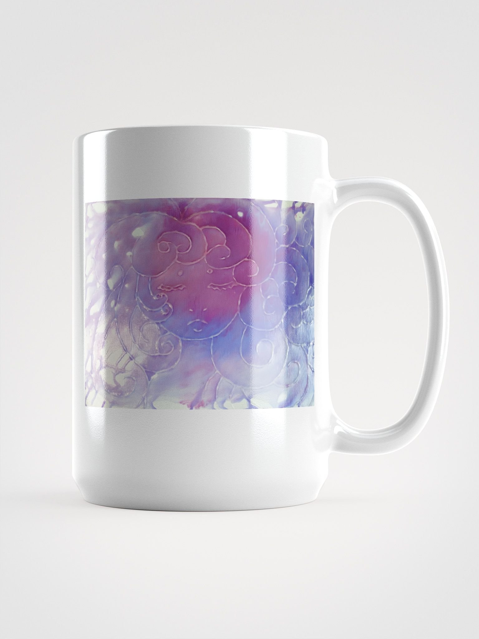 Pouring Medium Acrylic Painting in Blue product image (1)