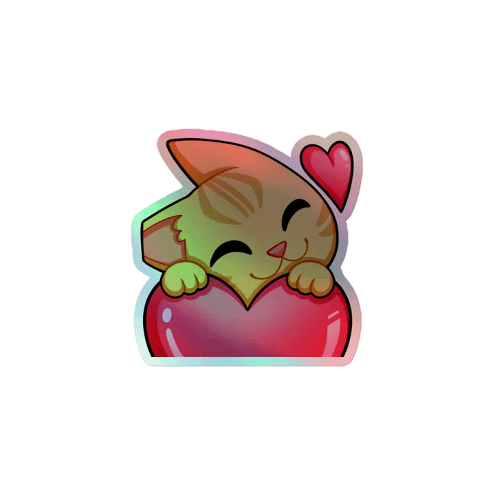Funches Love Holographic Sticker product image (1)