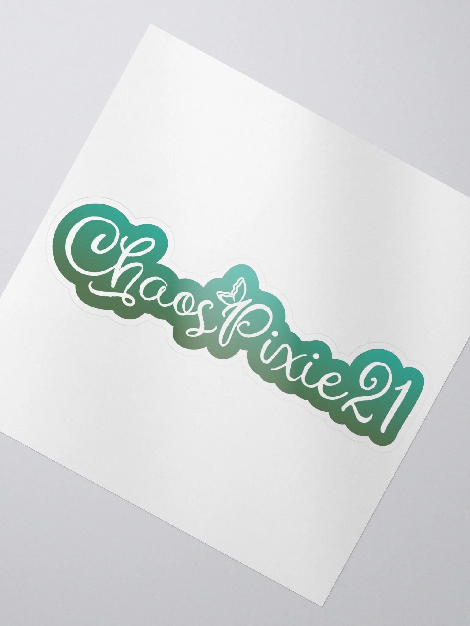 Green gradient name logo product image (2)