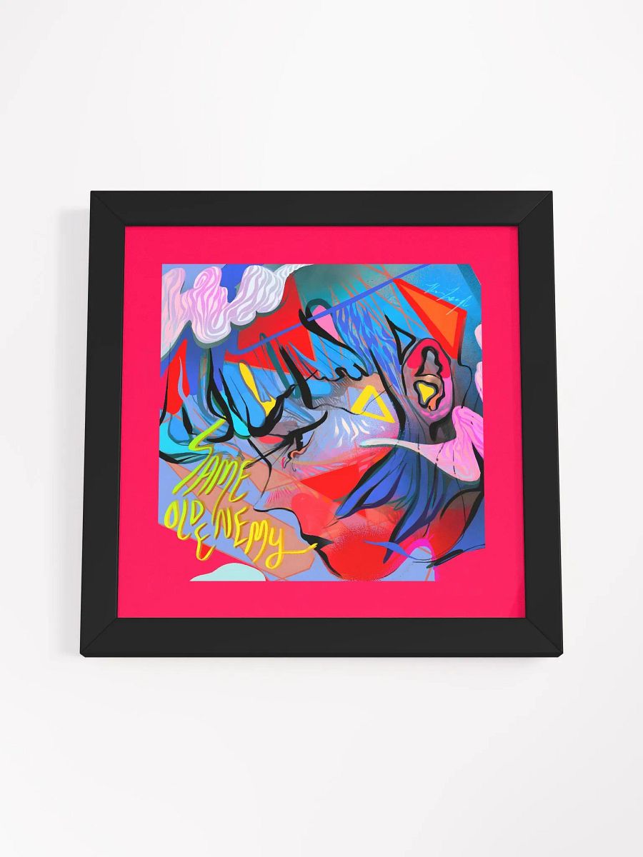 Same Old Enemy Square Framed Matte Print product image (55)
