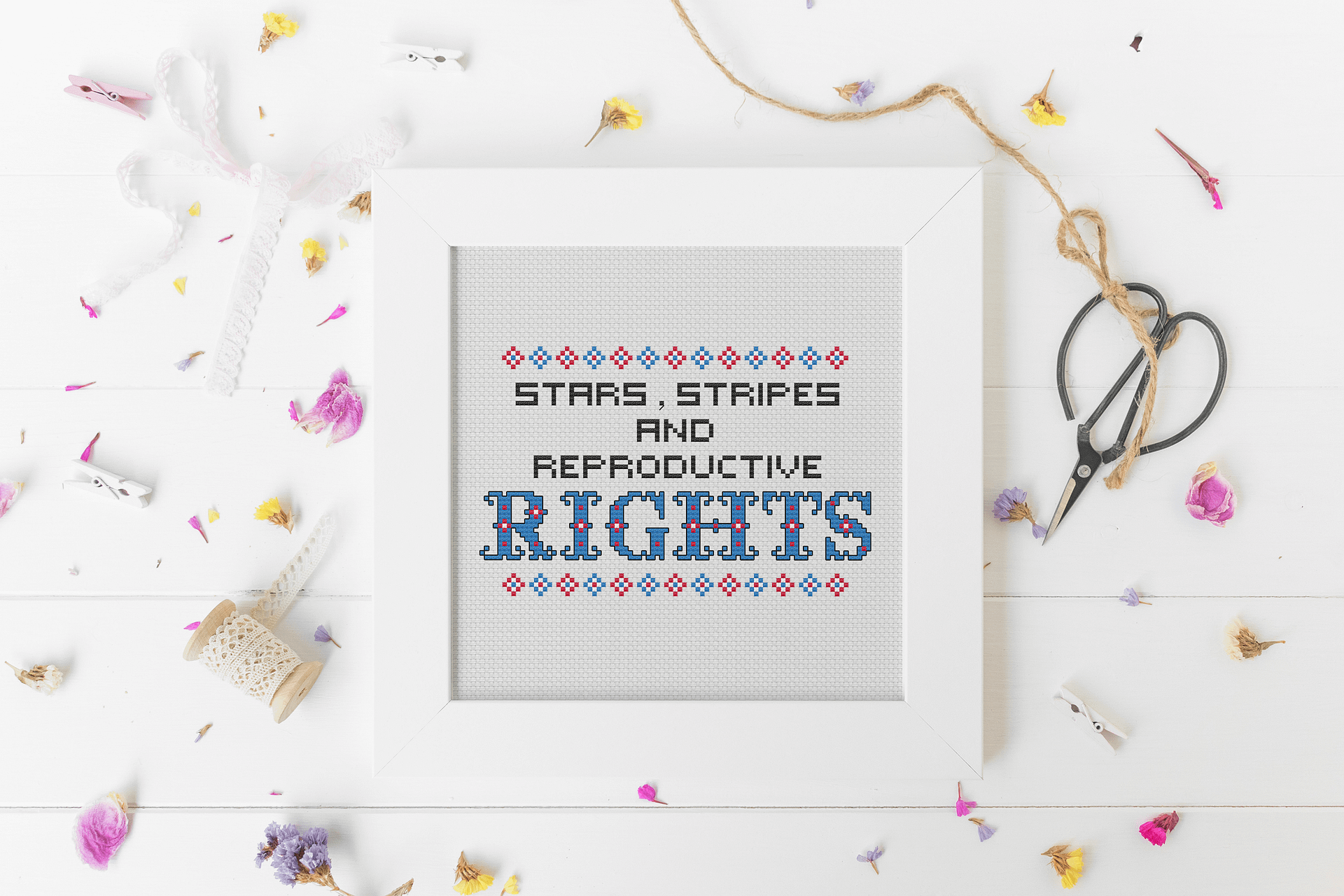 Stars and Stripes - Cross Stitch Pattern product image (1)