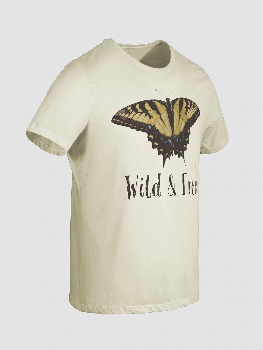Simple Wild and Free Tiger Swallowtail Butterfly T-Shirt product image (9)