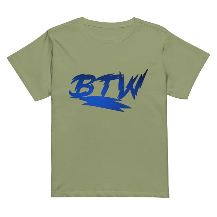 New BTW logo womens high waisted Tee product image (32)