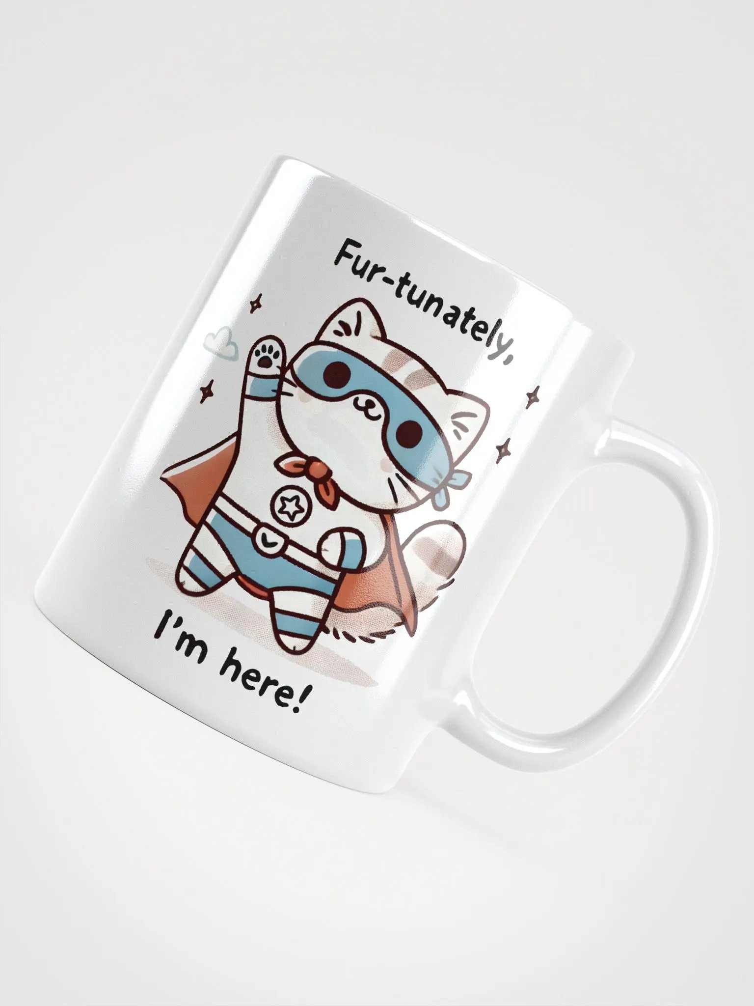 Fur-tunately I'm here mug product image (4)