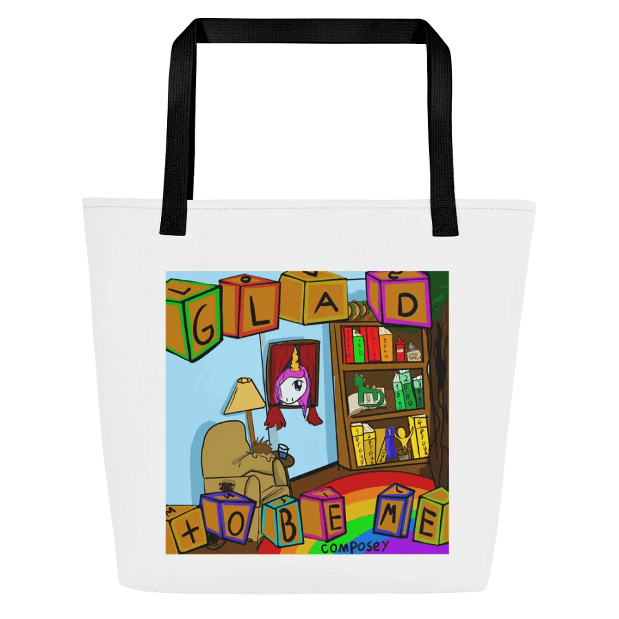 Glad To Be Me tote bag product image (1)