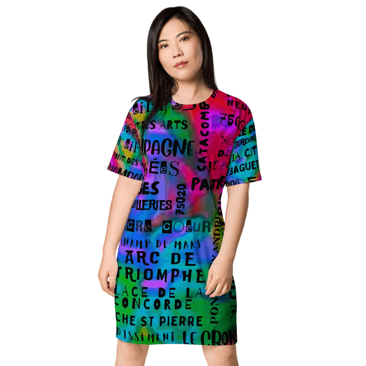 PARIS WORDS - T-SHIRT DRESS product image (2)