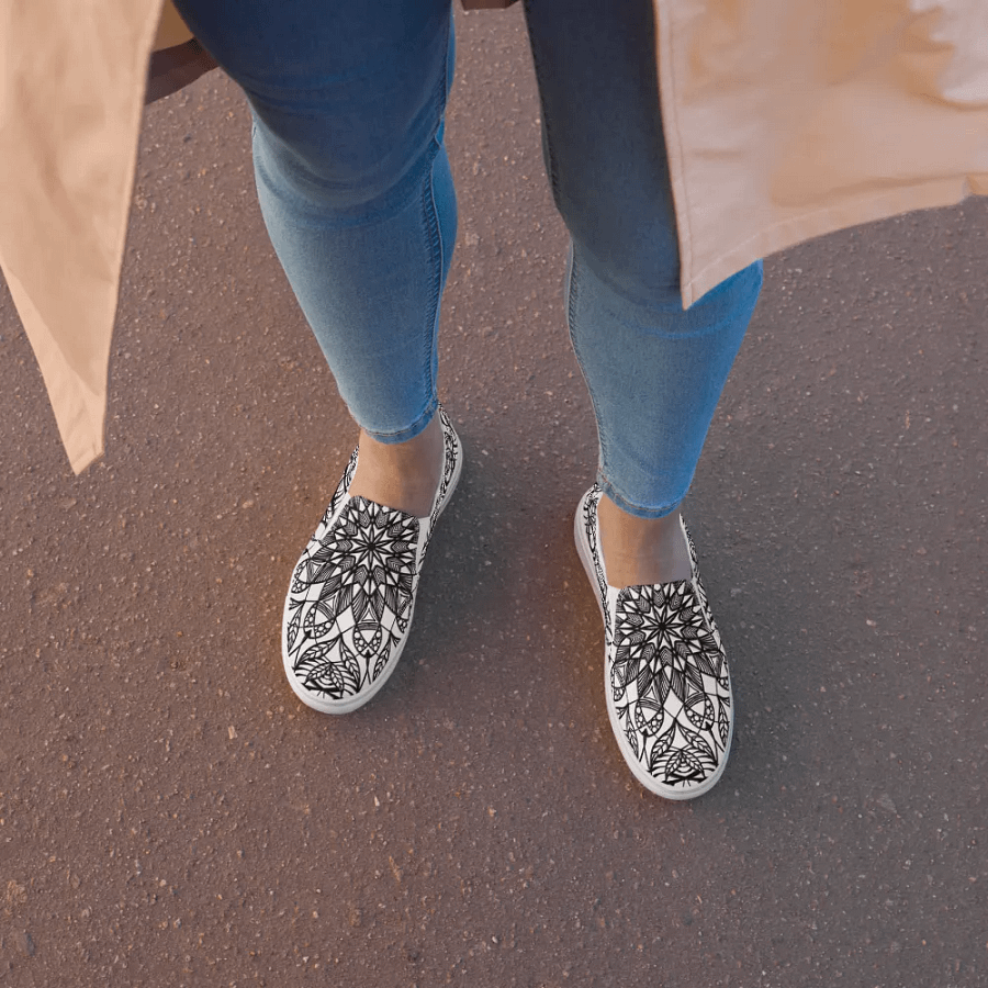 Mandala Harmony Women's Slip-On Shoes product image (5)