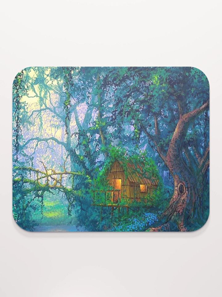Small Cabin In The Woods Mousepad product image (2)