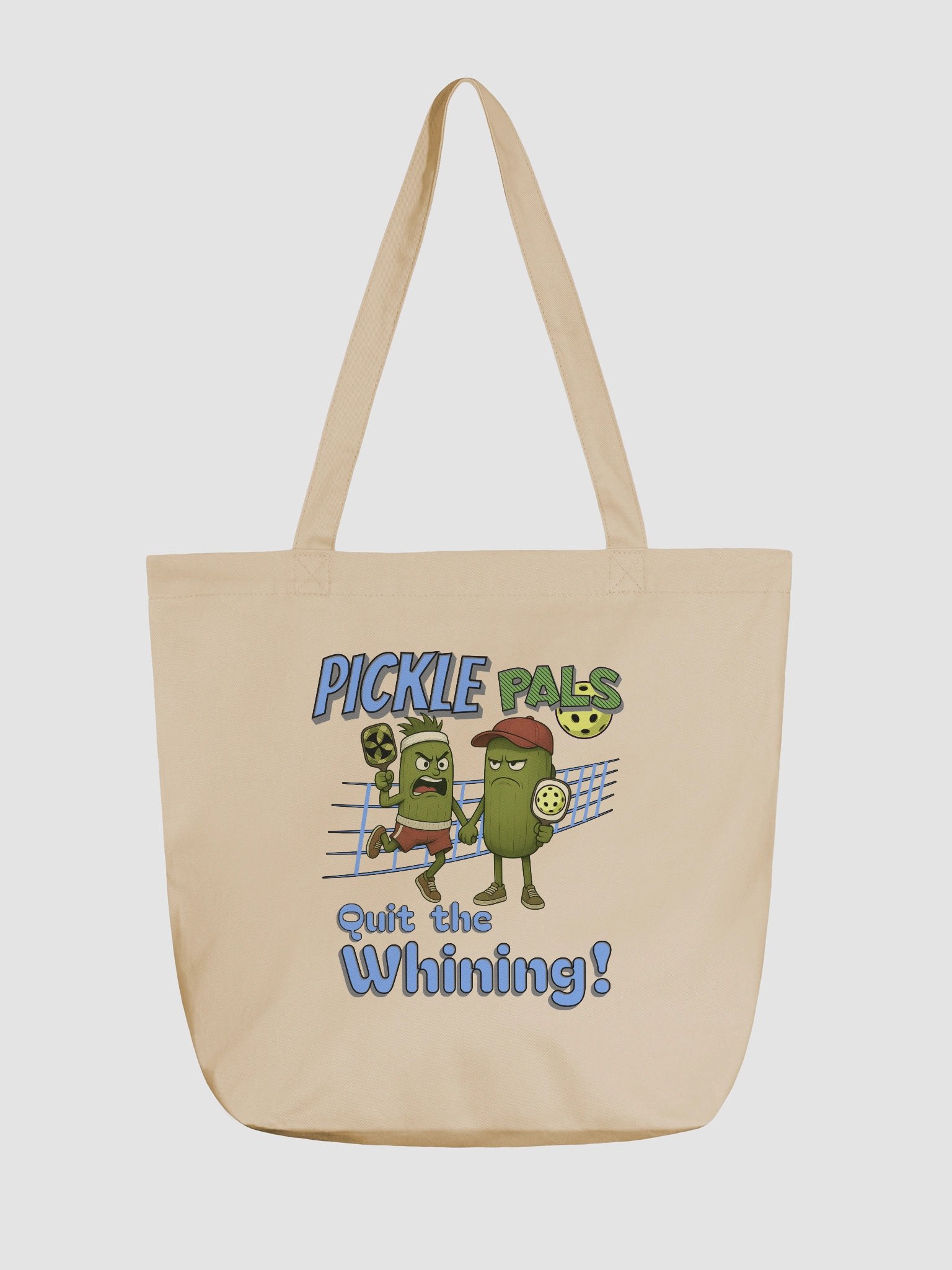 Pickle Pals Guys Quit The Whining Pickleball Eco-Friendly Tote Bag product image (5)