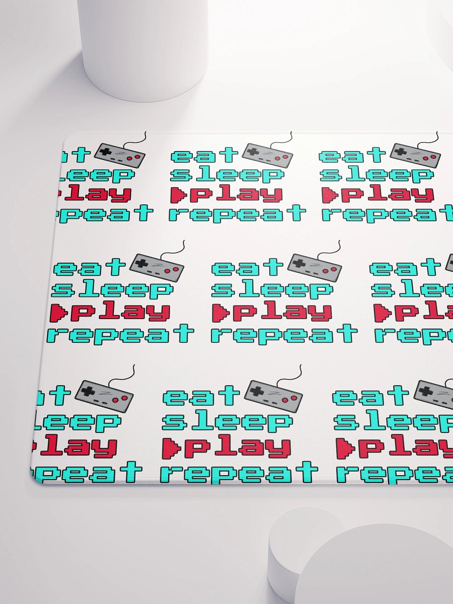 Gaming Mousepad | eat sleep play repeat product image (6)