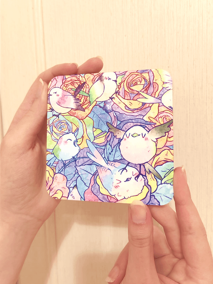 Prideful Birbs Coaster V3 product image (1)