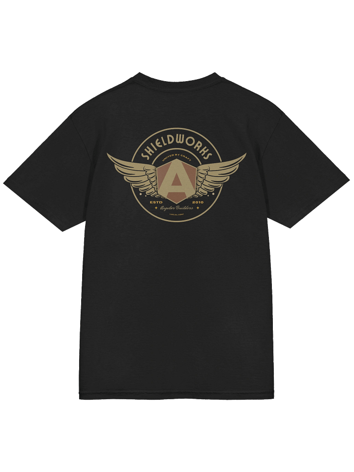Shieldworks Local #201 “United by Craft” Heavyweight Tee product image (1)