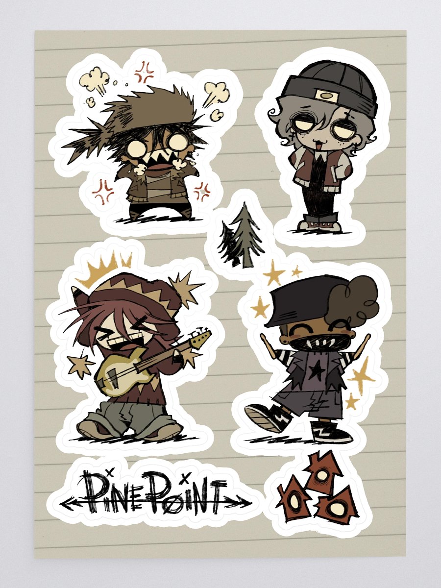 Pine Point Scene Stickers product image (3)