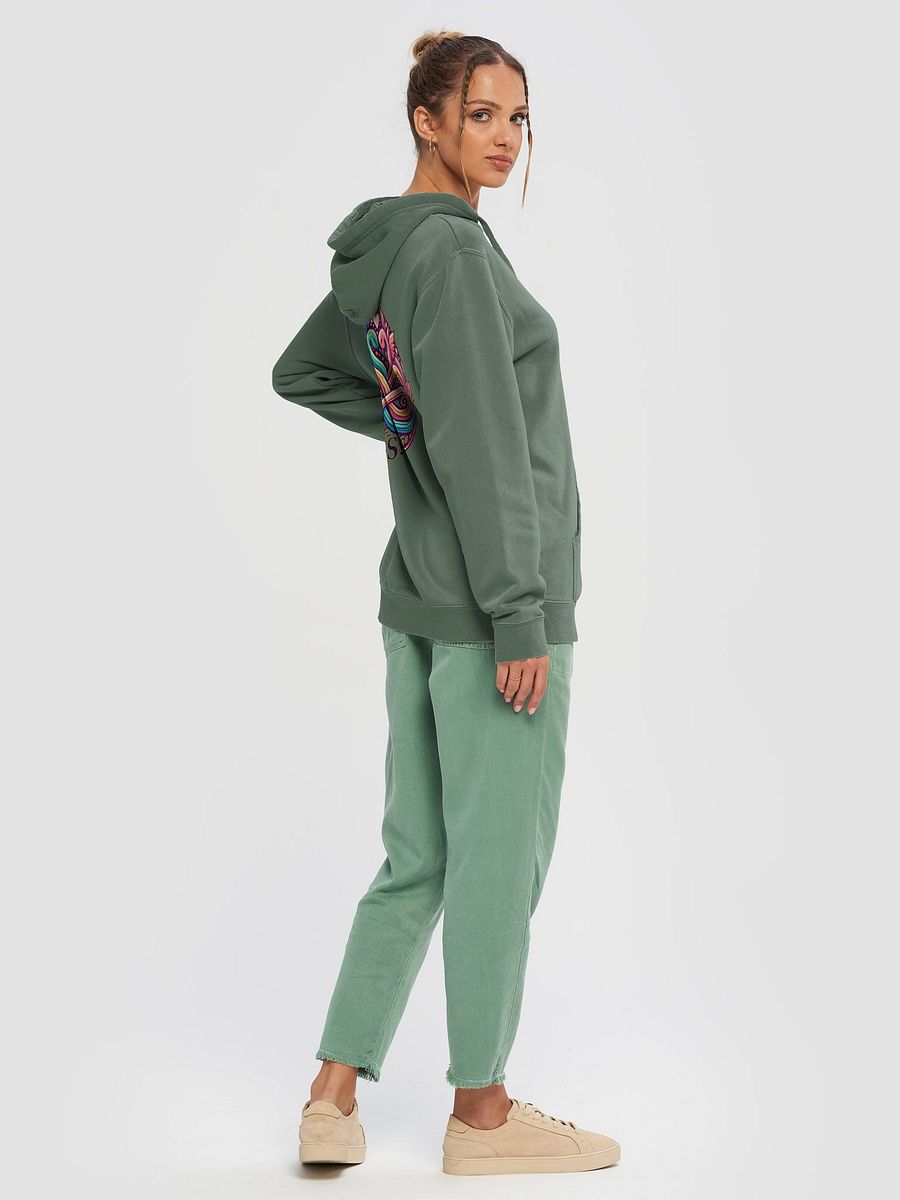 Blissful Swan Heart Pigment-Dyed Hoodie product image (51)