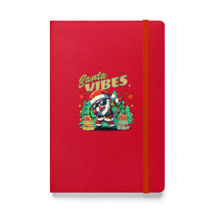 Santa Vibes Dabbing Hardcover Journal product image (1)