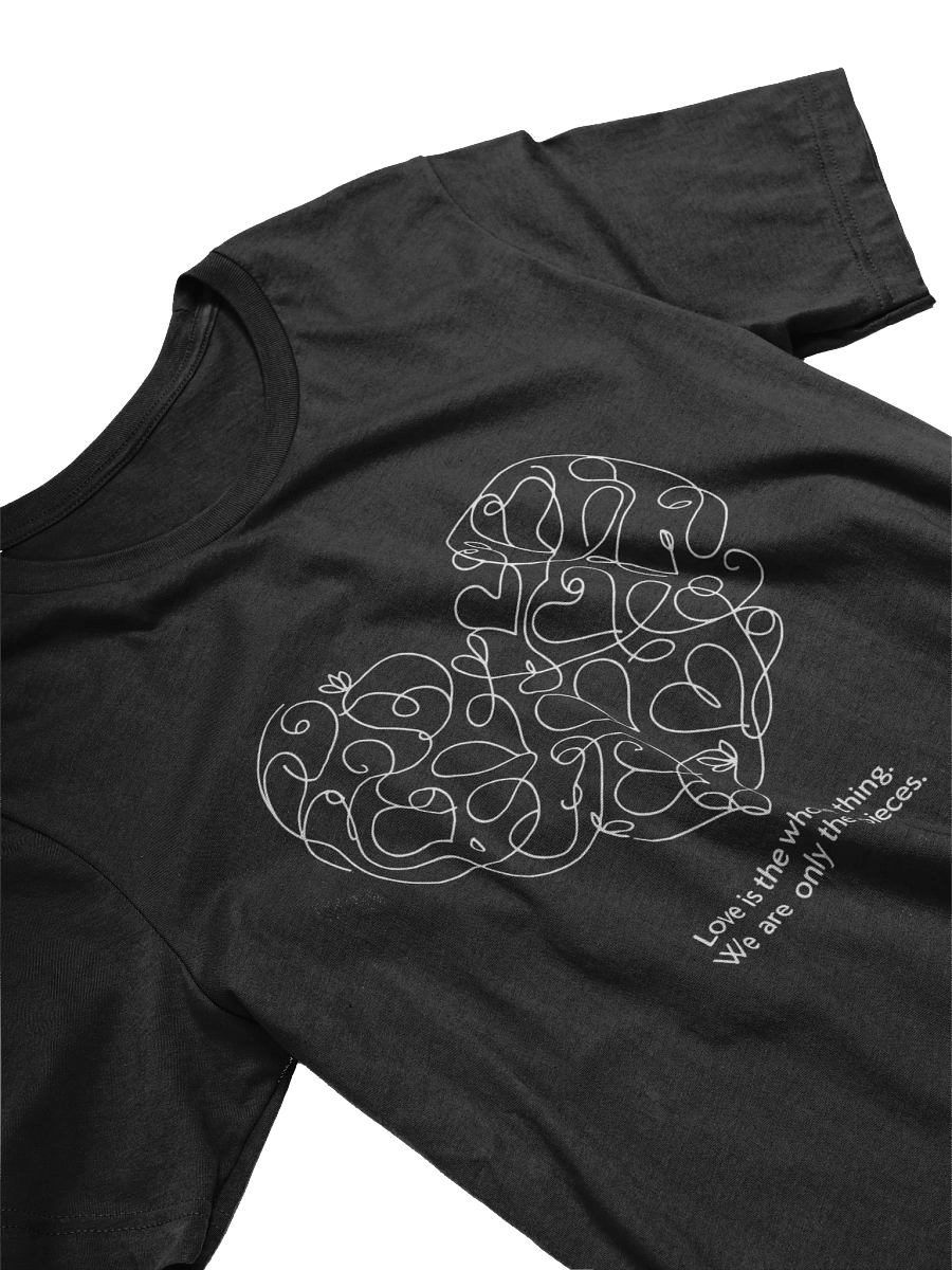 Line Art Romantic Heart Design T-Shirt product image (23)