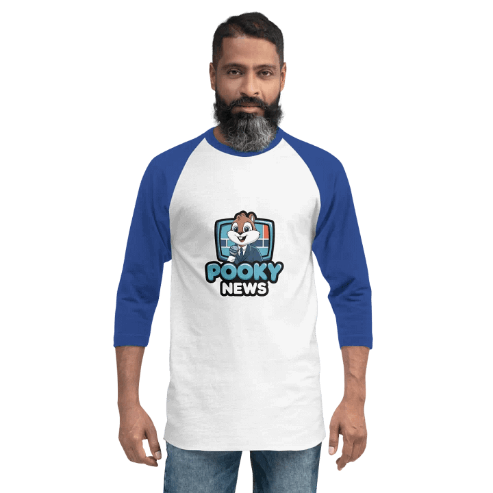 Pooky News ¾ Sleeve Raglan Tee product image (2)