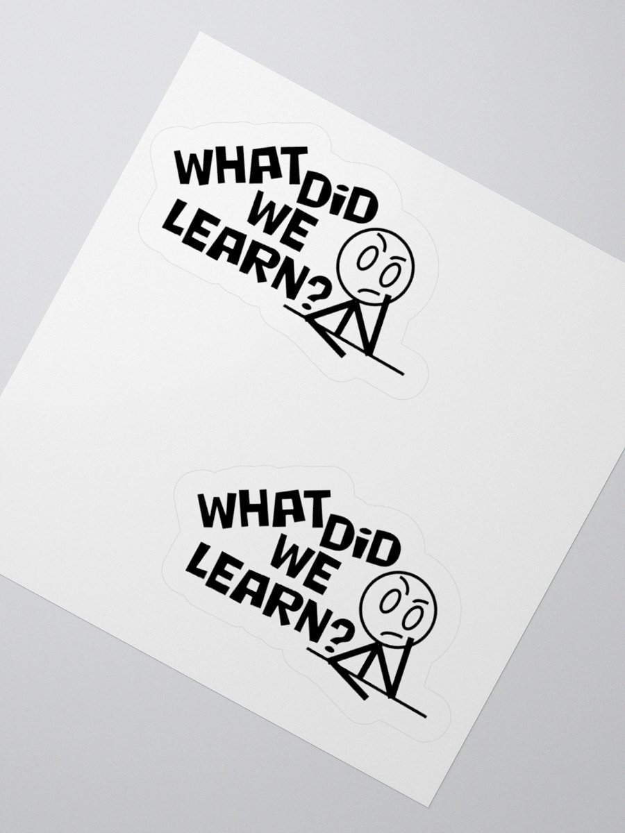 What did we learn stickers product image (2)