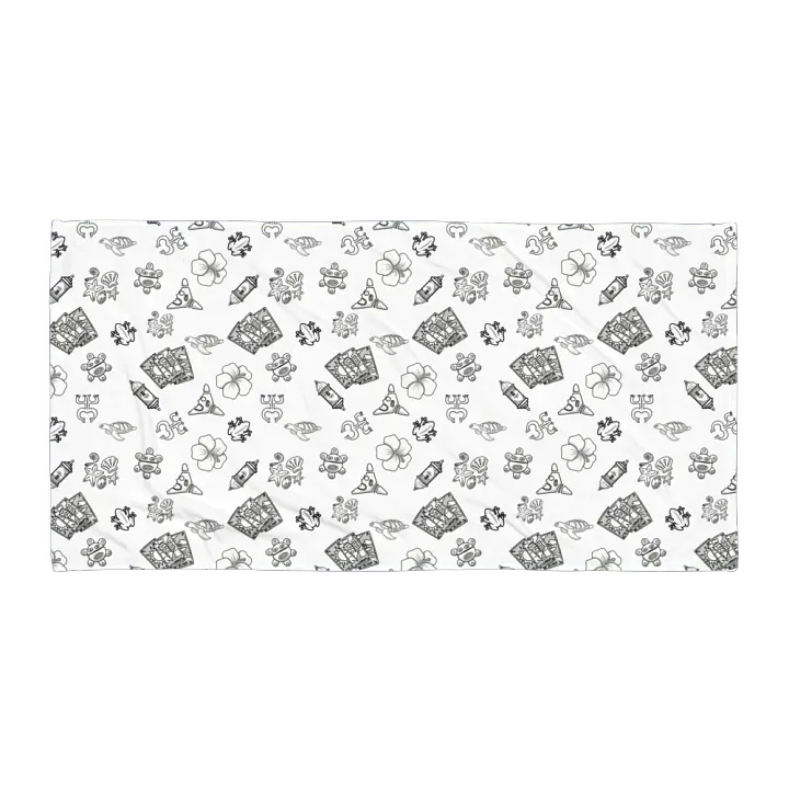Sun, Sand, and Borinken Towel product image (1)