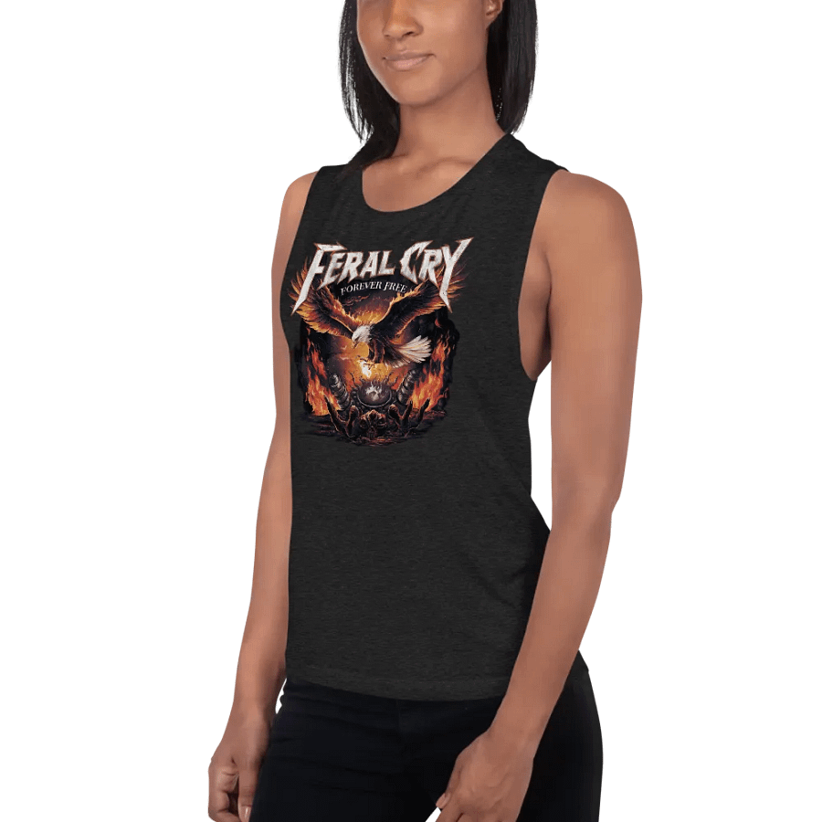 Feral Cry Forever Free Eagle Women's Tank product image (3)