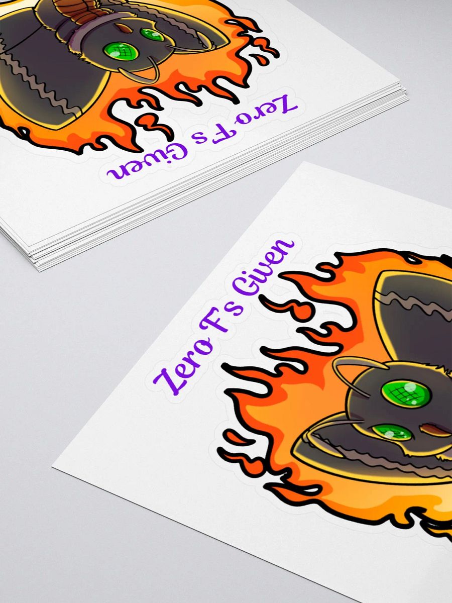 Zero F's Given Sticker product image (12)