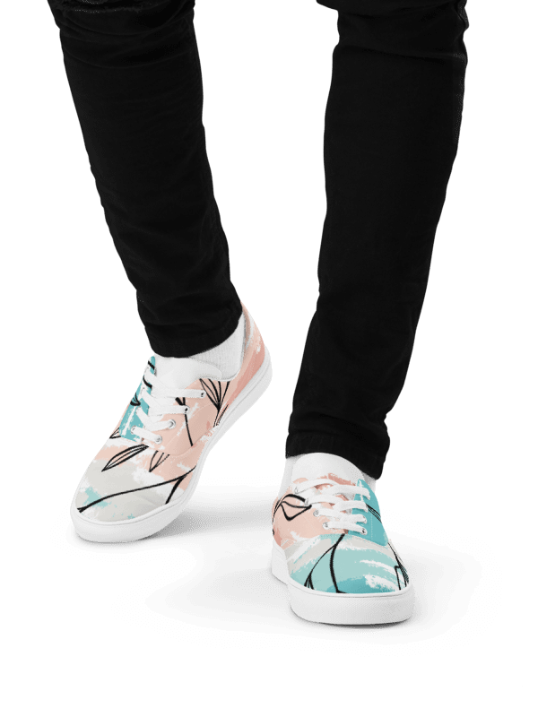 Botanical Bliss Lace-Up Canvas Shoes product image (4)
