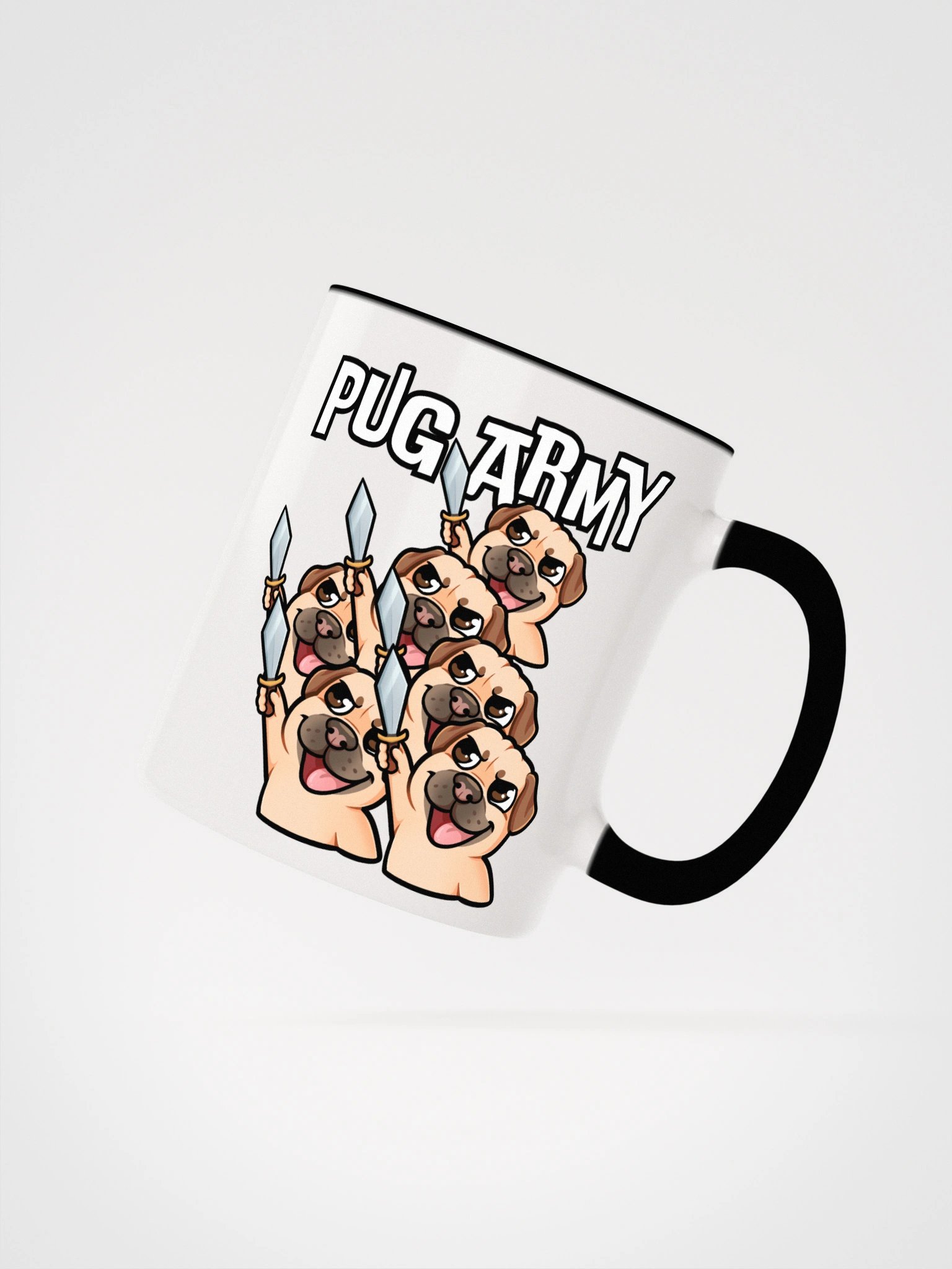 Pug Army - Mug Color Inside product image (13)