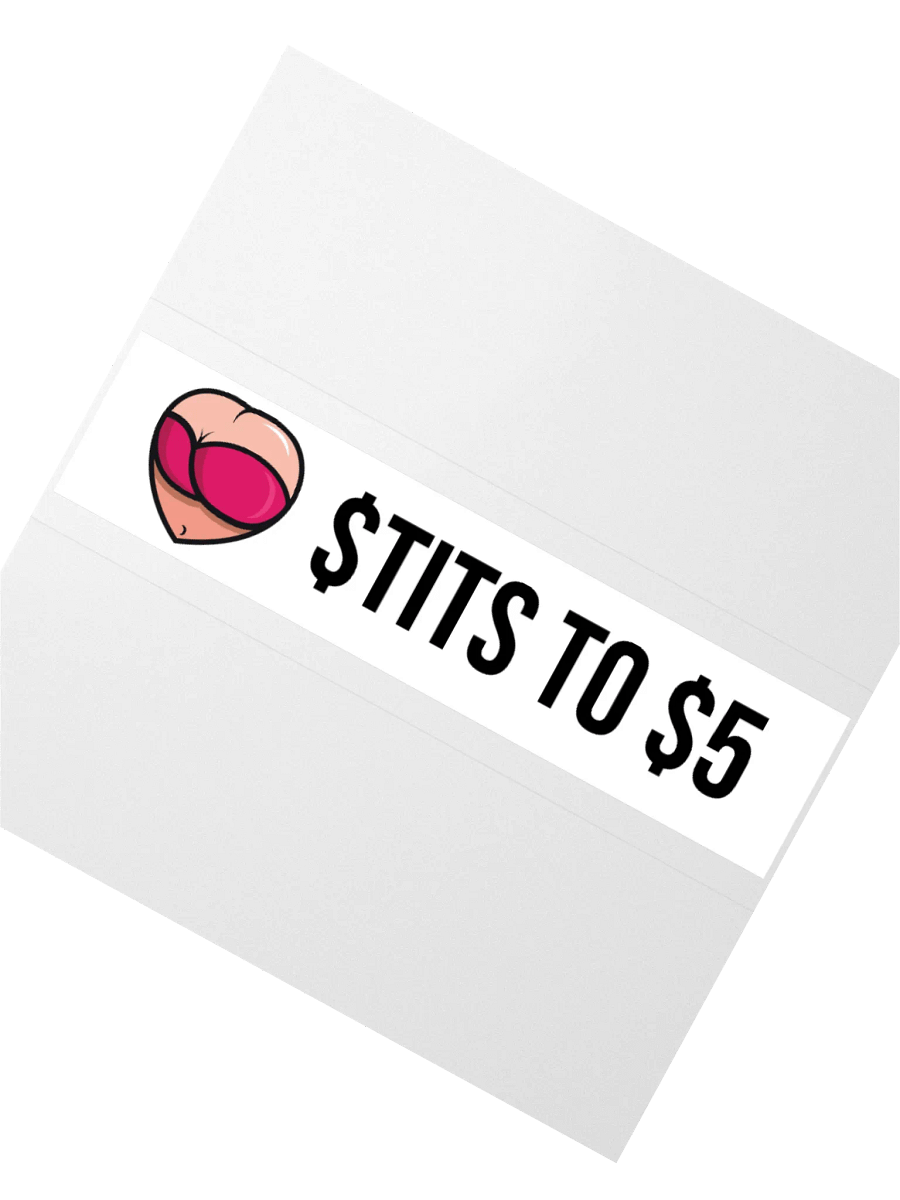 Stickers - $TITS to $5 product image (3)