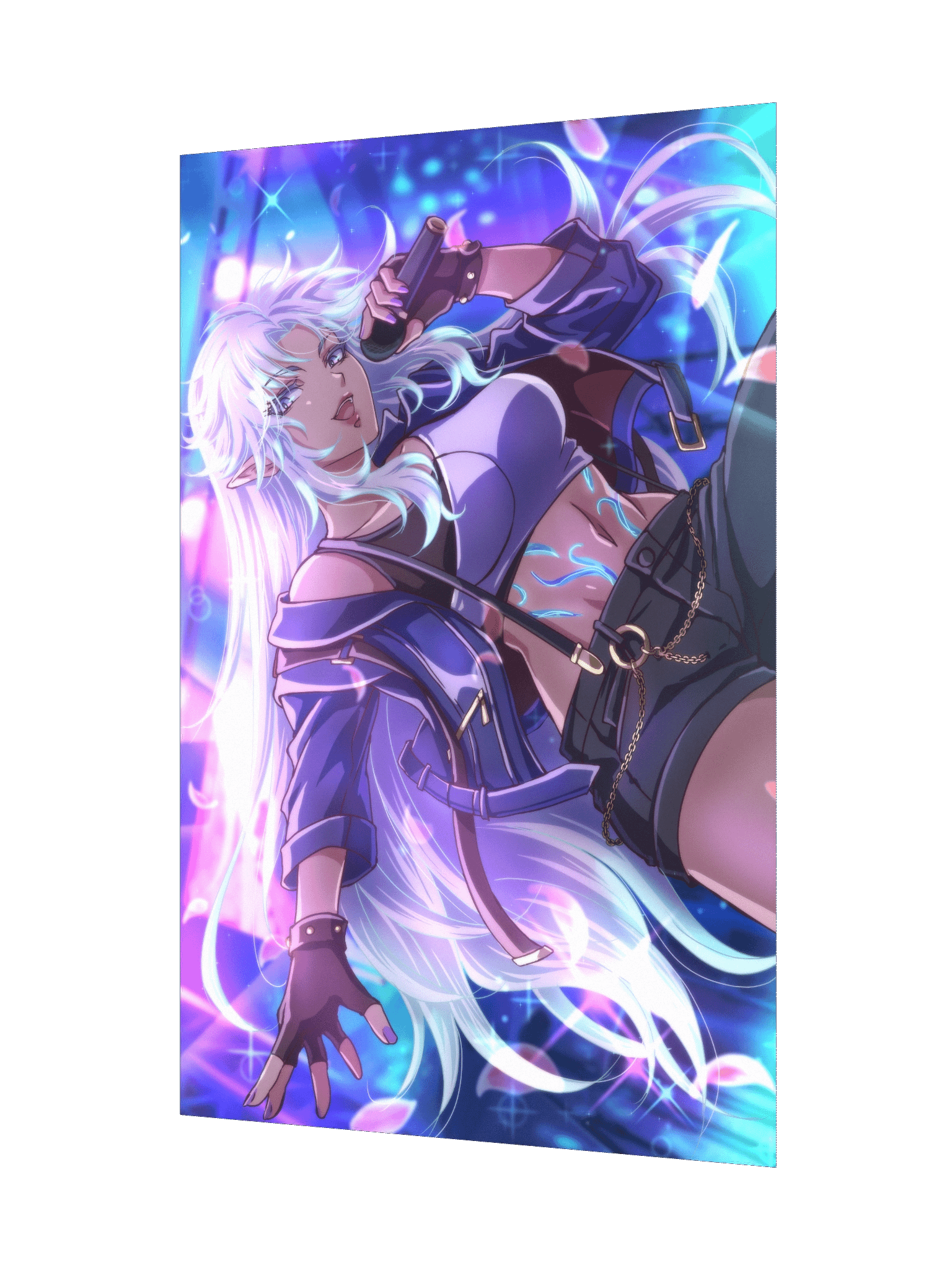 "Starlit Bloom" Matte Paper Poster product image (6)