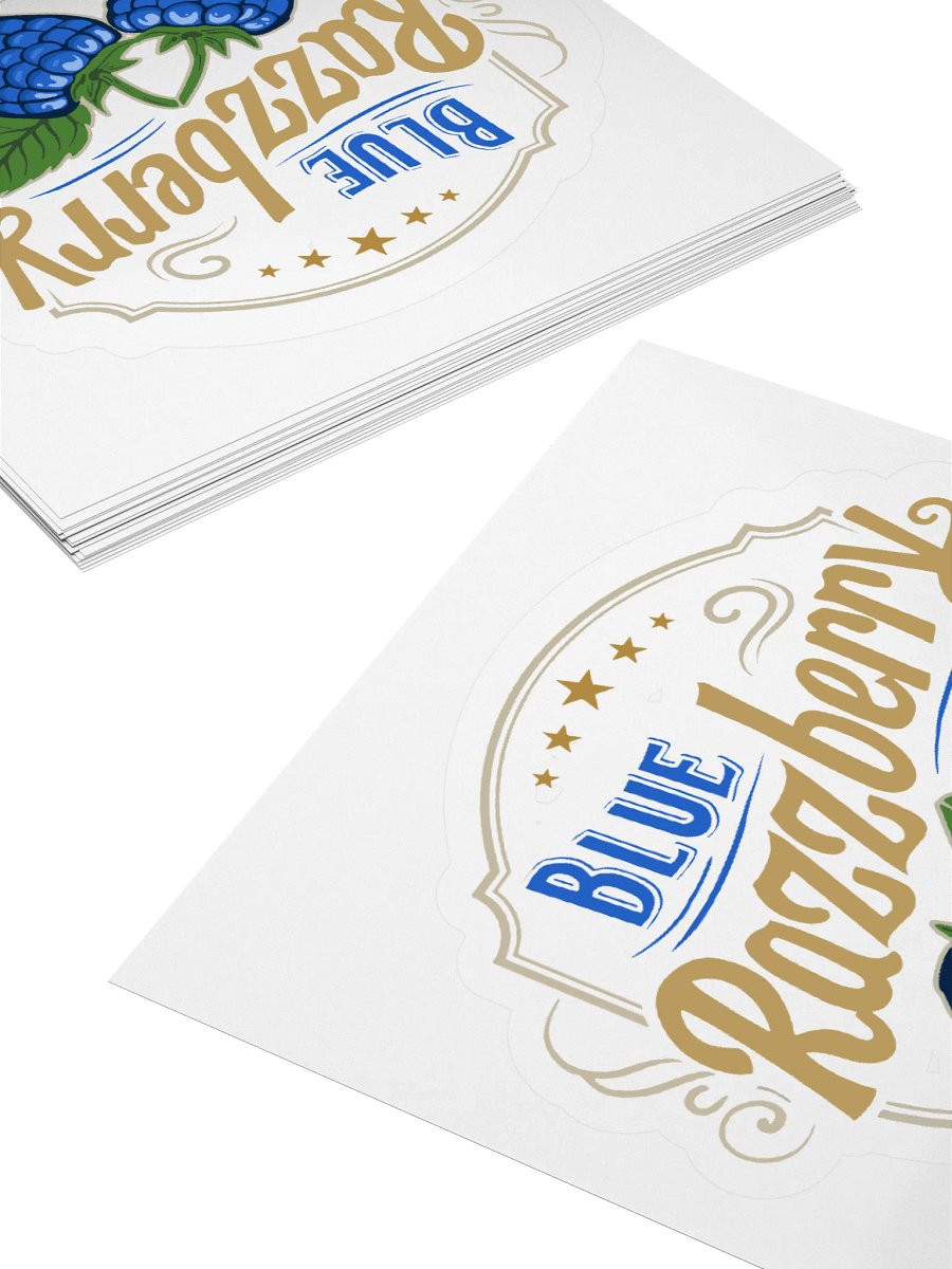 Blue Razzberry / Sticker product image (11)