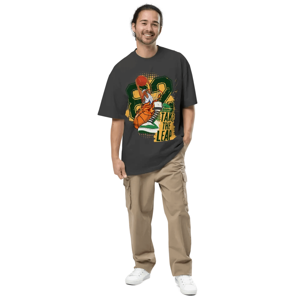 Take the leap Oversized fit unisex tee product image (5)
