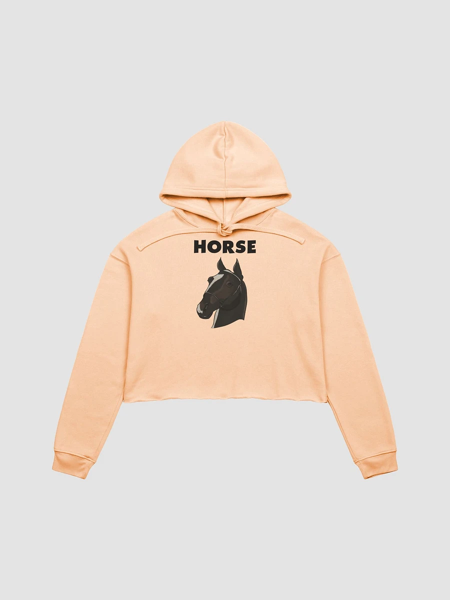 HORSE fleece crop hoodie product image (2)