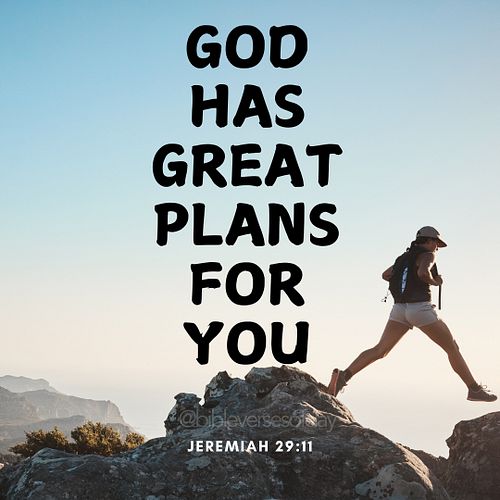 For I know the plans I have for you,