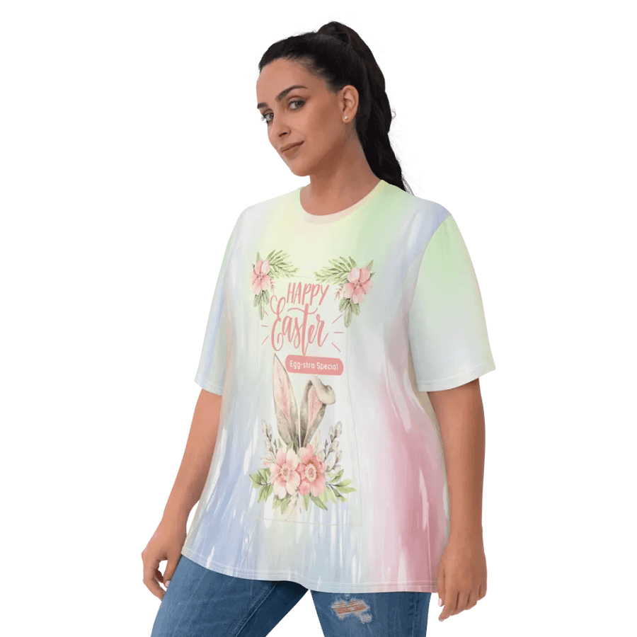 Happy Easter All Over Print T-shirt product image (6)