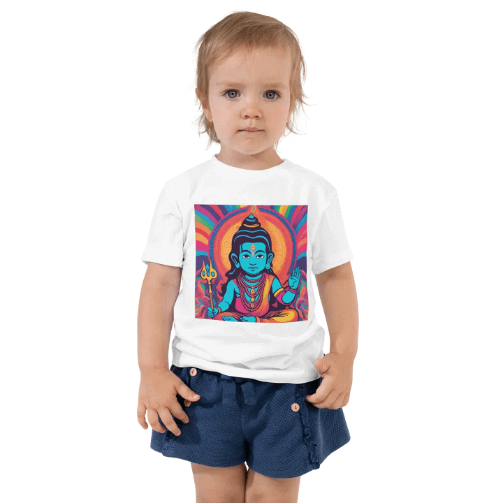 Lord Shiva Psychedelic Bella+Canvas Toddler T-Shirt product image (1)