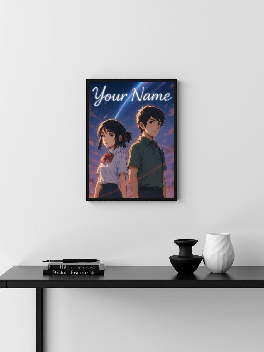 Your Name – Mitsuha & Taki Celestial Thread – 8x10 Metal Print product image (3)