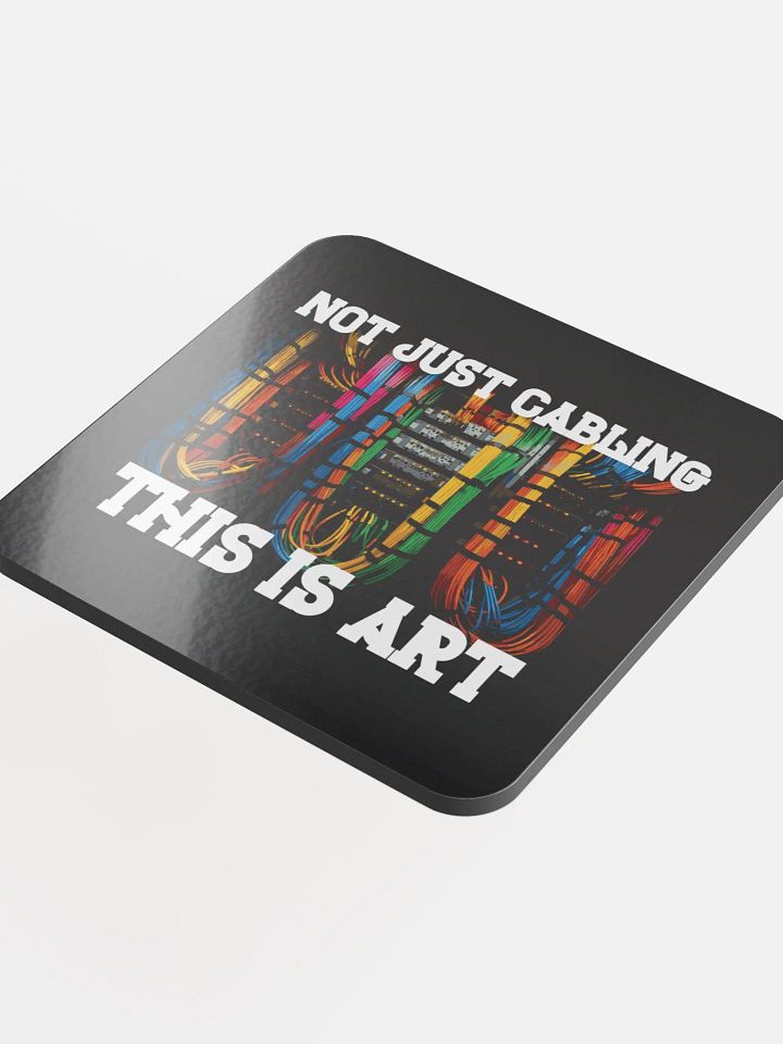 This is ART - Glossed Cork Coaster product image (1)