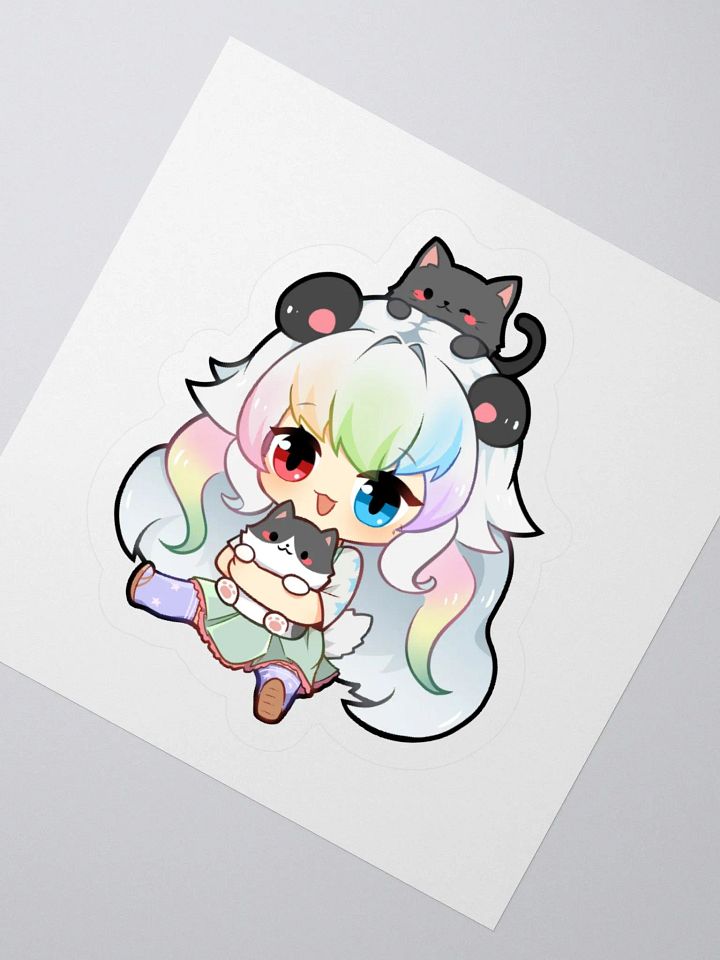 Kyoko and Cats Sticker product image (2)