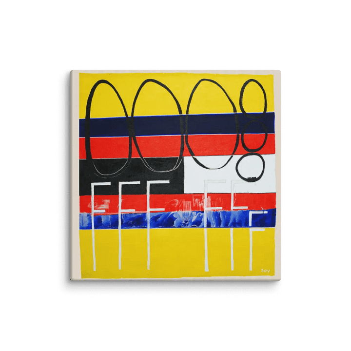 Sandbag 8 on Canvas (32" x 32") product image (1)